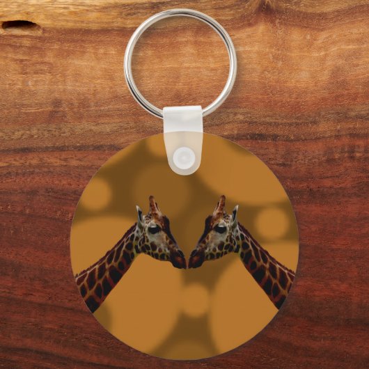 Porte-clés Auto-réflexion Giraffe, (Verso)