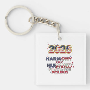 Porte-clés Autocollant de Paix Patriotique