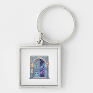Porte-clés Autocollant de porte marocaine magique Kawaii mign