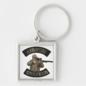 Porte-clés Autocollant de tireur d'avion (Devant)