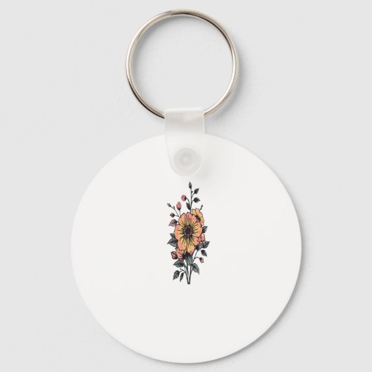 Porte-clés Autocollant Pastel Bloom (Recto)
