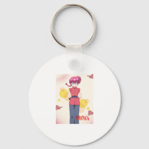 Porte-clés Autocollant Saotome Ranma Rang 12 Anime Rétro Esth