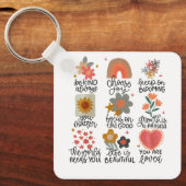 Porte-clés Autocollants de devis Inspiration (Recto)