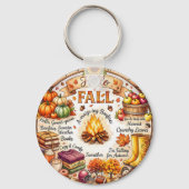Porte-clés Automne (Recto)