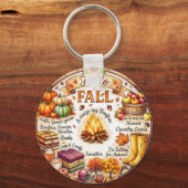 Porte-clés Automne (Recto)