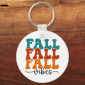 Porte-clés Automne Automne Vibes Typographie Script (Verso)