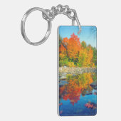 Porte-clés Automne Couleurs reflétant dans un ruisseau du Ver (Devant gauche)