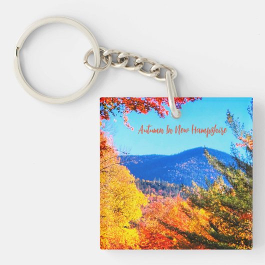 Porte-clés Automne dans le New Hampshire (Devant)