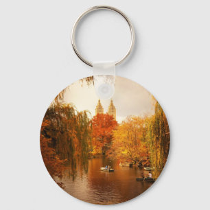 Porte-clés Automne de Central Park Romance
