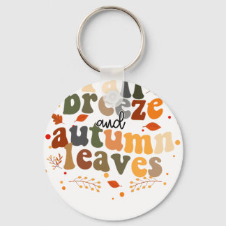 Porte-clés automne feuilles d'automne