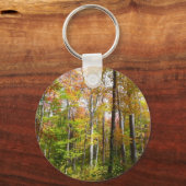 Porte-clés Automne Forêt I Automne Paysage Photographie (Recto)