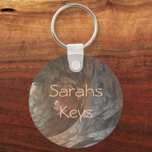 Porte-clés Automne Fractal Swirl (Recto)