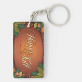 Porte-clés automne heureux (Dos)