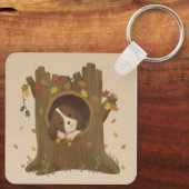Porte-clés Automne stupéfiant : Beagle (Verso)