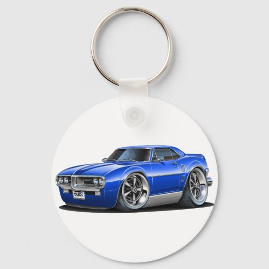 Porte-clés Automobile Firebird Blue 1967 (Recto)