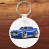 Porte-clés Automobile Firebird Blue 1967 (Recto)