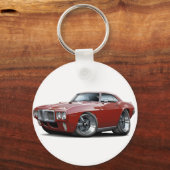 Porte-clés Automobile Firebird Maroon 1969 (Recto)