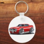 Porte-clés Automobile rouge Firebird 1967 (Recto)