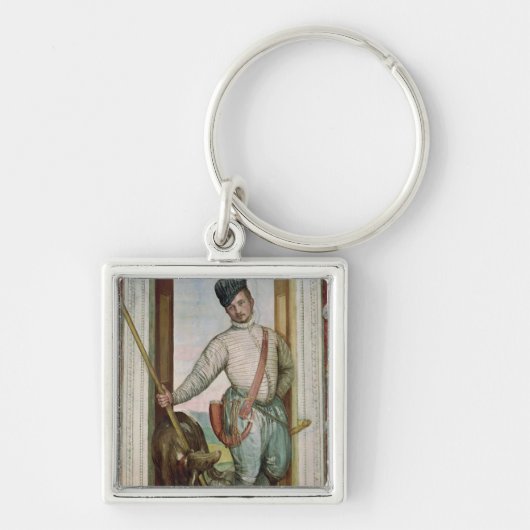 Porte-clés Autoportrait dans le costume de chasse, 1562 (Devant)