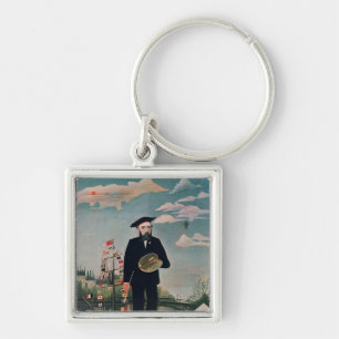 Porte-clés Autoportrait, de L'ile St Louis, 1890