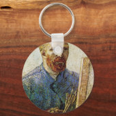 Porte-clés Autoportrait devant l'Easel par van Gogh (Recto)