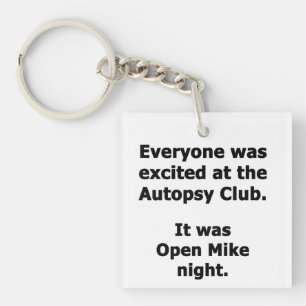 Porte-clés Autopsie Club