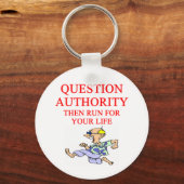 Porte-clés autorité de la question (Recto)