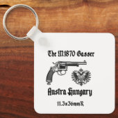 Porte-clés Autriche Hongrie M1870 Gasser (Recto)