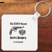 Porte-clés Autriche Hongrie M1870 Gasser (Verso)