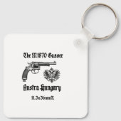 Porte-clés Autriche Hongrie M1870 Gasser (Dos)