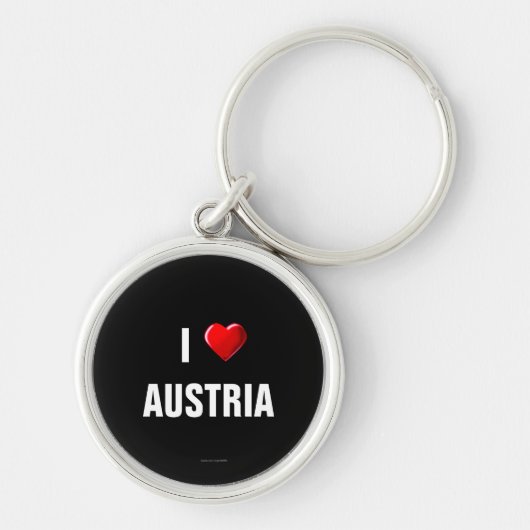 Porte-clés Autriche : I Love Austria porte - clé (Devant)