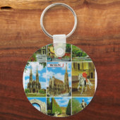 Porte-clés Autriche vintage, Wien, Vienne, Multiview (Recto)