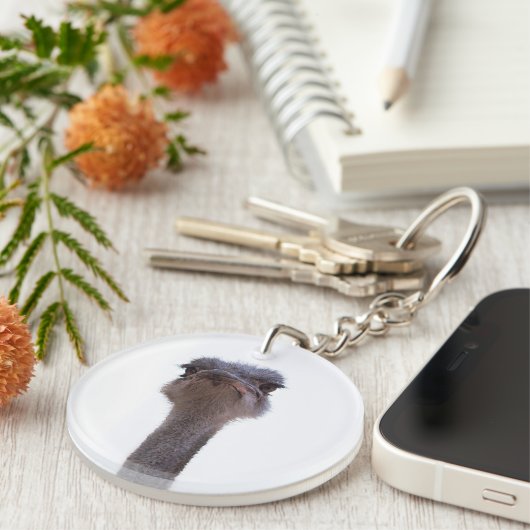 Porte-clés autruche (Devant Droit)