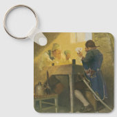 Porte-clés Aux Cartes dans la cage de Cluny par NC Wyeth (Recto)