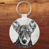 Porte-clés aux yeux de chien (Recto)