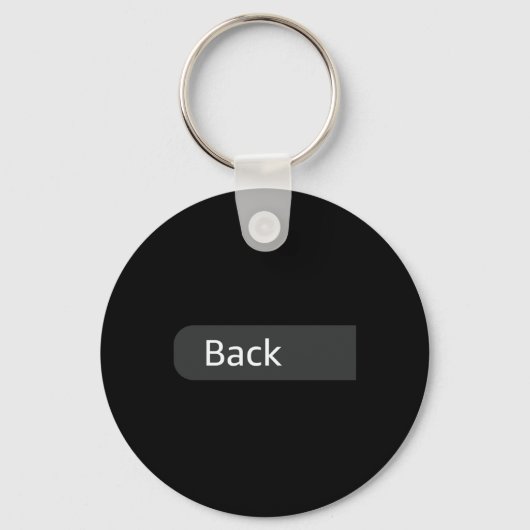 Porte-clés Avant De Pause Dans Ma Maison Debout Dehors (sur B (Recto)