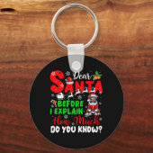 Porte-clés Avant D'Expliquer Combien Vous Connaissez Xmas Pit (Recto)