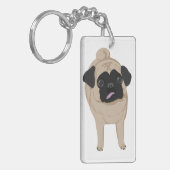 Porte-clés Avant et bout de porte - clé de carlin (Devant gauche)