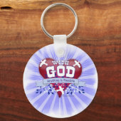 Porte-clés Avec Dieu tout est possible (Recto)
