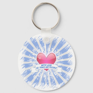 Porte-clés Avec Dieu, tout est possible