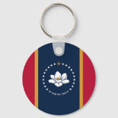 Porte-clés avec drapeau du Mississippi (Verso)