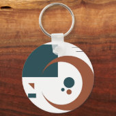 Porte-clés avec joli design géométrique (Verso)