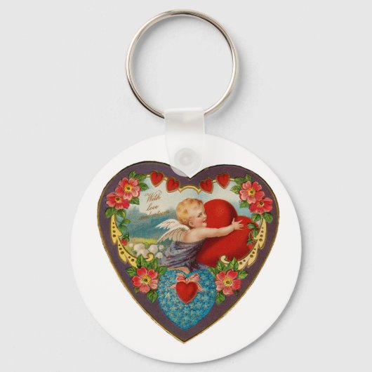 Porte-clés Avec l'amour et l'amour (Recto)