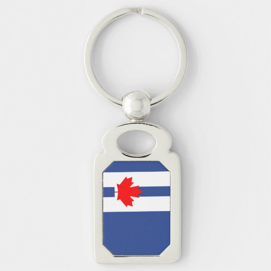 Porte-clés avec le drapeau de Toronto (Devant)