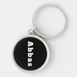 Porte-clés avec le nom Abbas