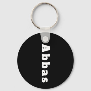 Porte-clés avec le nom Abbas