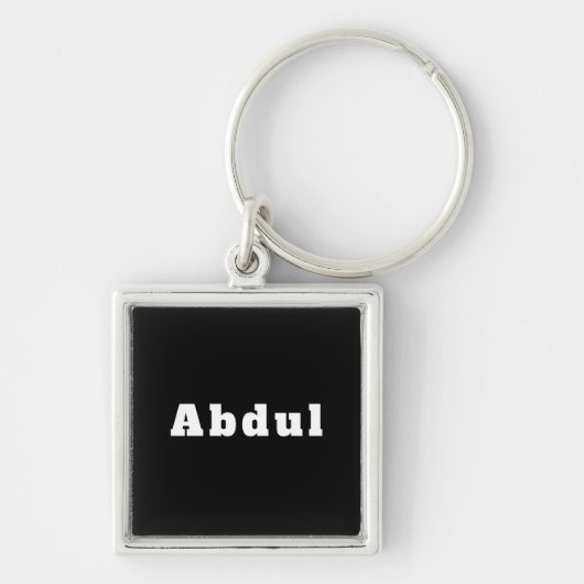 Porte-clés avec le nom Abdul (Devant)