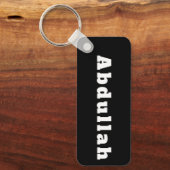 Porte-clés avec le nom Abdullah (Recto)