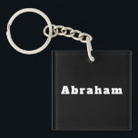 Porte-clés avec le nom Abraham<br><div class="desc">Porte-clés avec le nom Abraham</div>
