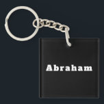 Porte-clés avec le nom Abraham<br><div class="desc">Porte-clés avec le nom Abraham</div>
